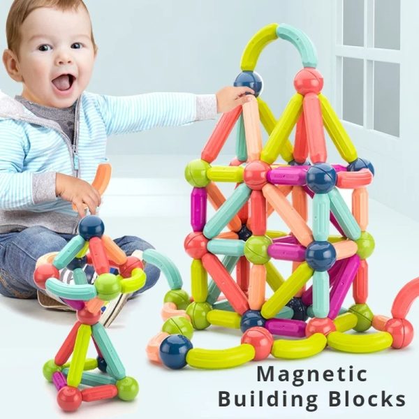 Magnetic Building Blocks Set for Kids – Educational Montessori Toys for Boys and Girls