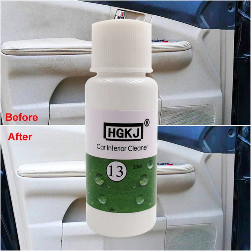 Hgkj 13 Car Leather Seat Interiors Cleaner plastic Foam Cleaner