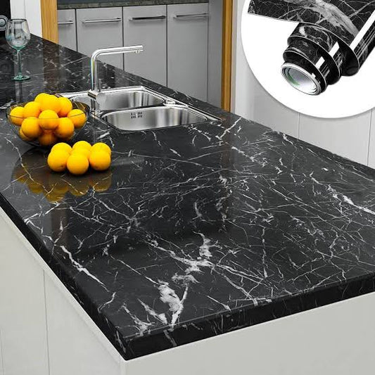 Self Adhesive kitchen marble sheet Oil protective sheet